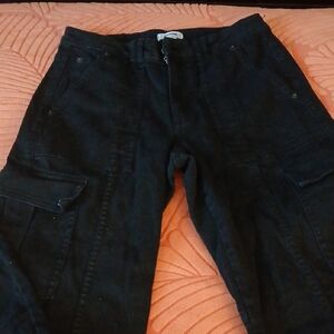 Garage Youth Black Cargo Pants